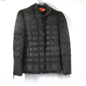 Juicy Couture Black Down Puffer Coat Vintage Women Size Small Great Jacket!